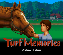 Turf Memories (Japan) Title Screen